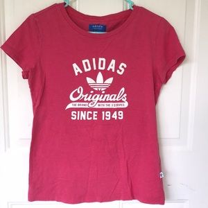 Pink short sleeved tee